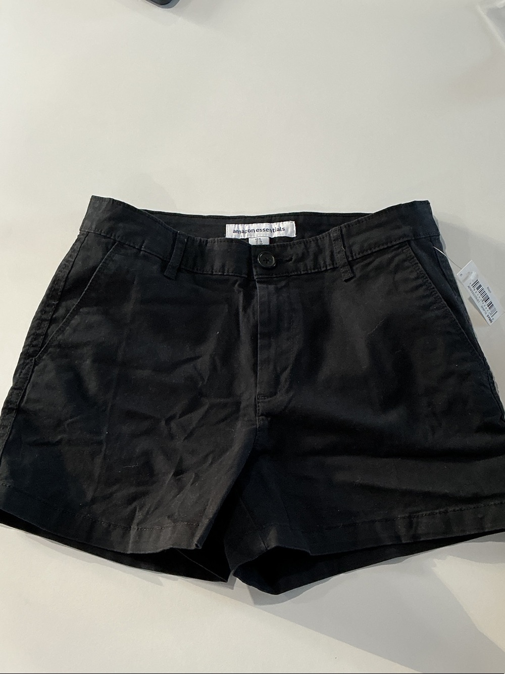 Amazon Essentials Black Women's Chino Shorts